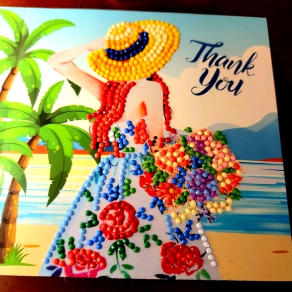 Beach Girl Thank You Card [2 Available] - Picture 2 of 7